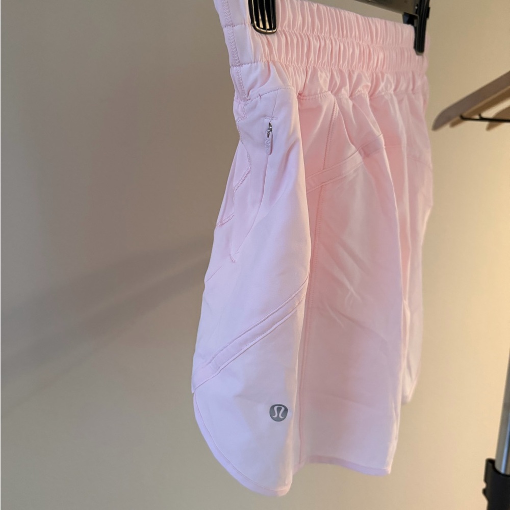 Lululemon Athletica Light Pink Athletic Shorts